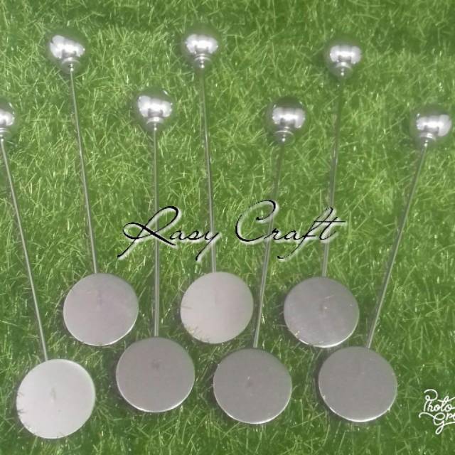 Tuspin plat ECERAN tutup CB silver/gold 10mmk