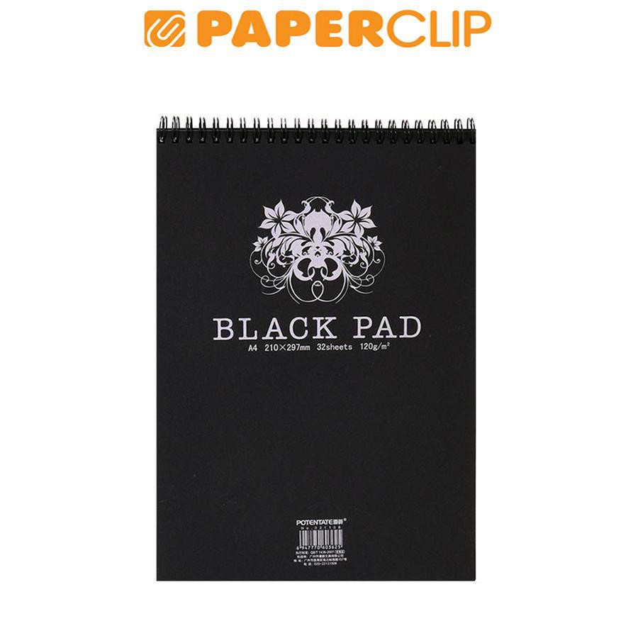 

POTENTATE SKETCH BOOK A4 32S BLACK 021108