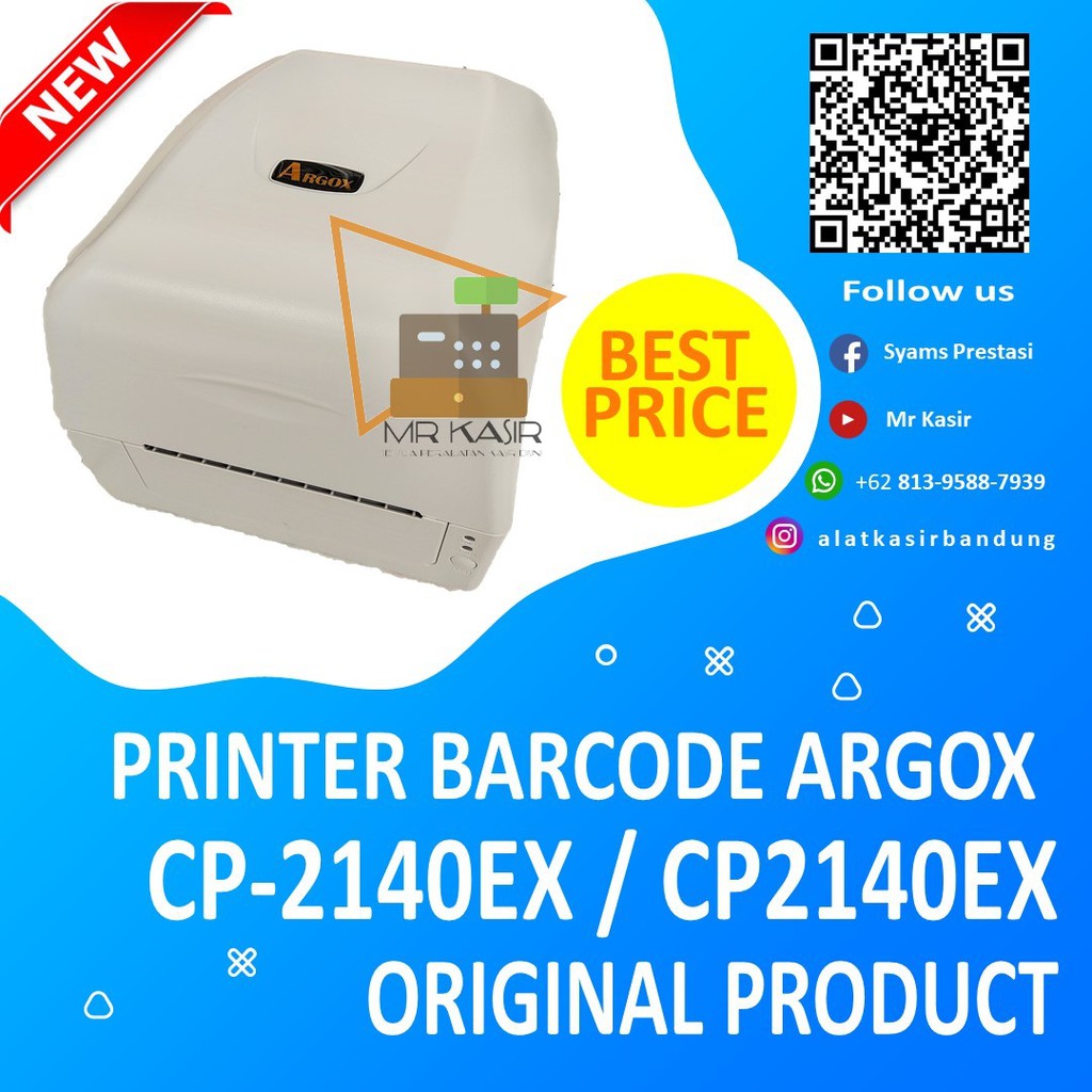 ARGOX BARCODE PRINTER LABEL CP2140/CP2140M/CP2140EX/CP-2140EX Terlaris
