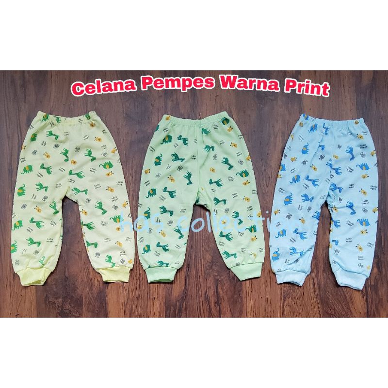 Celana Panjang Pempes Warna Print