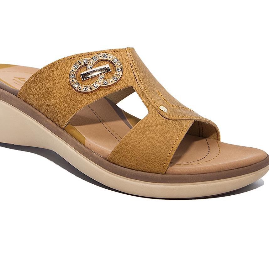 j IG0882  Homyped  Friska N52 Sandal  Wanita Coklat Muda 