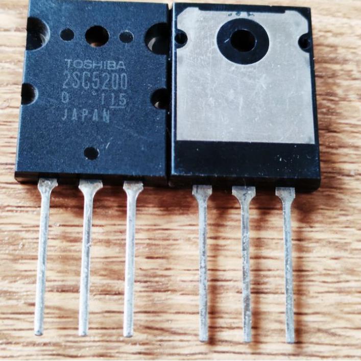 ↥ Transistor TOSHIBA 2SA1943 2SC5200 A1943 C5200 JAPAN BAGUS ケ