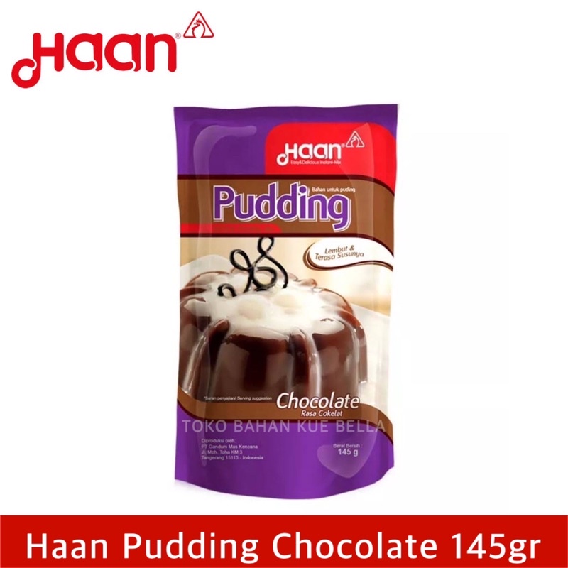 Haan Pudding COKLAT 145gr (Pouch)