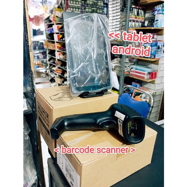 Paket MESIN KASIR tablet dan barcode scanner wireless