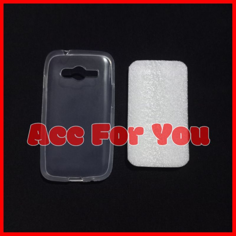 Soft Case Samsung Galaxy V / V Plus / Ace 4 / G313 Softcase Jelly Case Clear Bening Transparan Premi