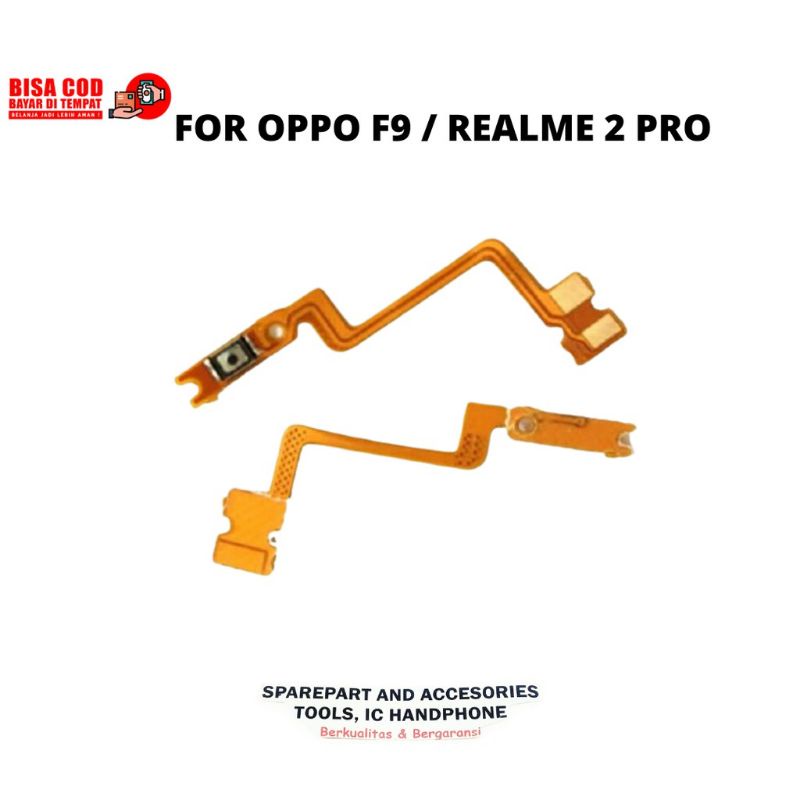 FLEXIBEL FLEXIBLE ON OFF VOLUME OPPO F9 / REALME 2 PRO ORIGINAL