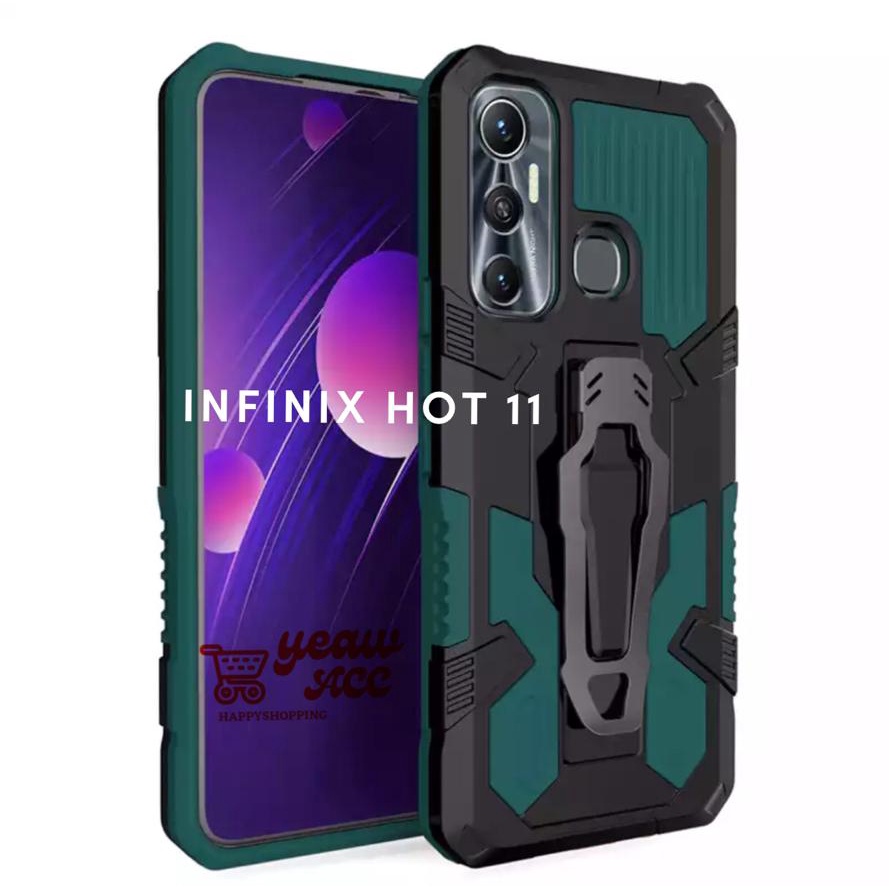 INFINIX HOT 11 Casing Softcase Armor Soft Back Case Hardcase INFINIX HOT 11