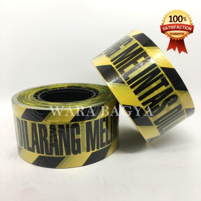 Lakban Dilarang Melintas Pita Garis Pembatas Police Line 3" Inch