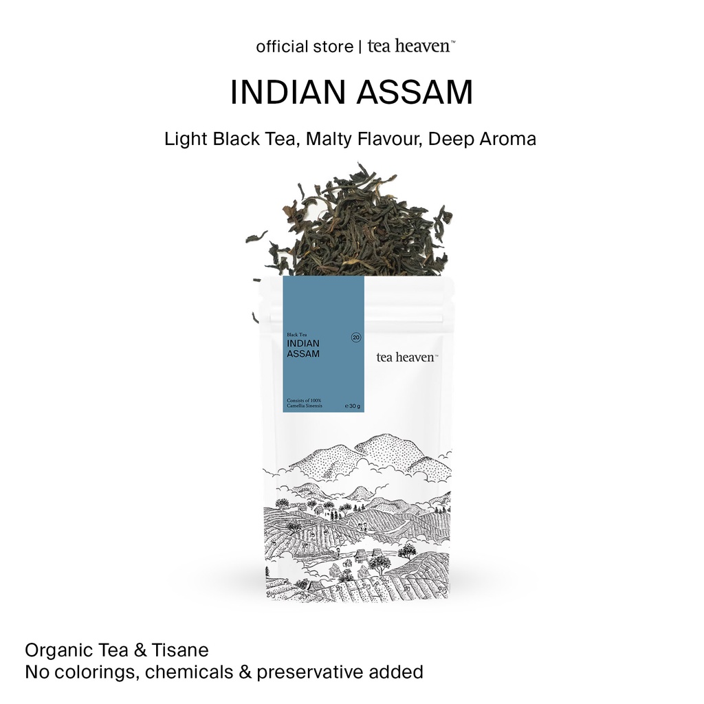 

Indian Assam Premium Organik Murni | Teh Hitam Black Tea Indian Assam