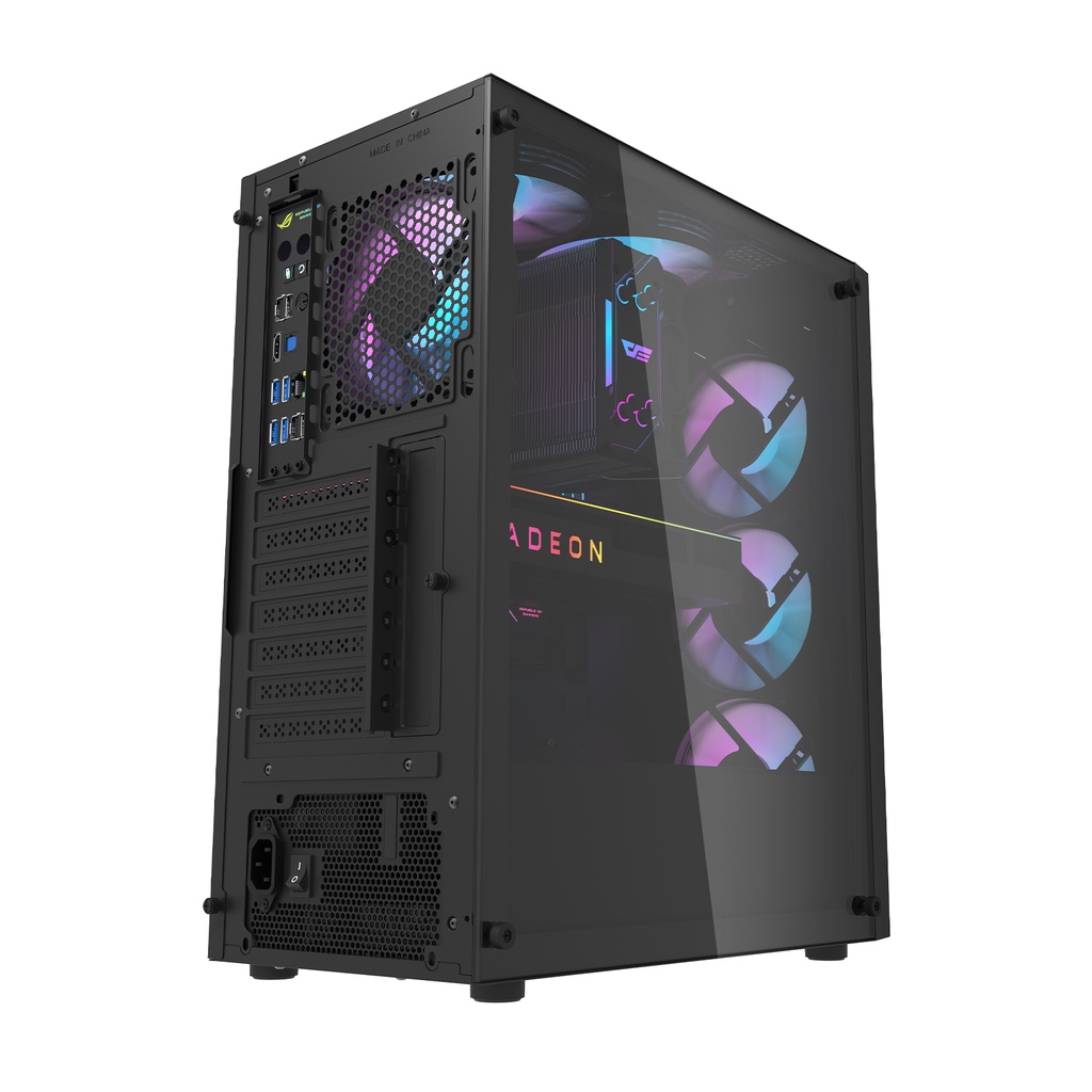 Casing Komputer PC Darkflash DK351 Tempered Glass ATX Gaming Case