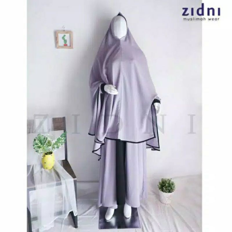 PRELOVED GAMIS SYARI SET HUMAIRA BY ZIDNI SUNNAH ORIGINAL