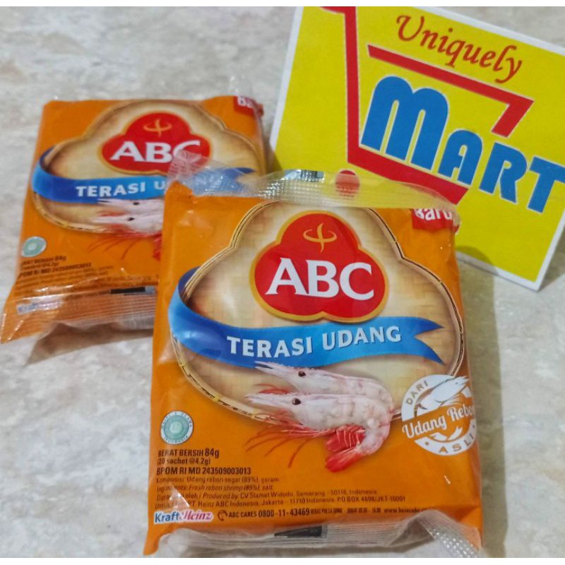 

Terasi Udang merk ABC (1 pak isi 20 sachet @4.2gr)