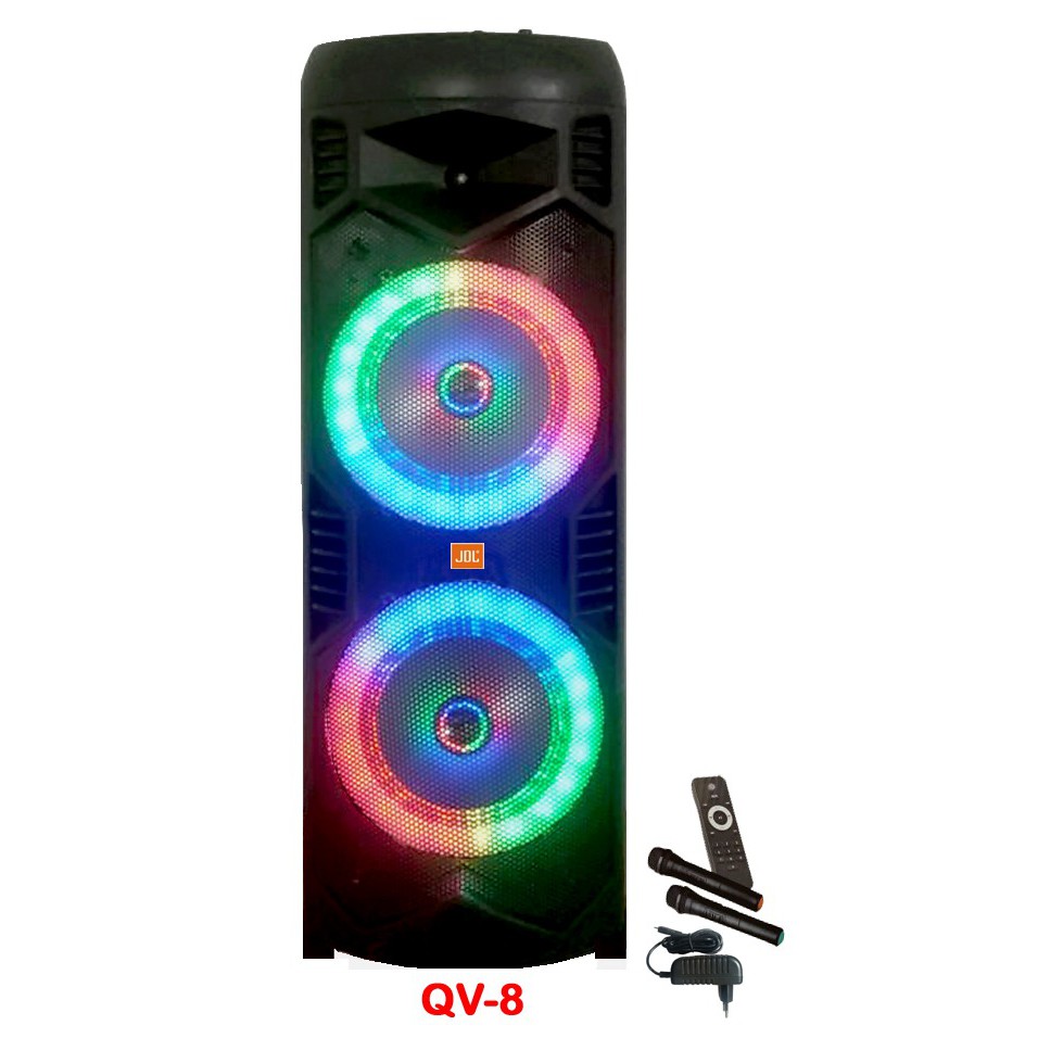 Speaker Meeting JDL QV 8 Bluetooth 8 Inch Double 2Mic Wireless