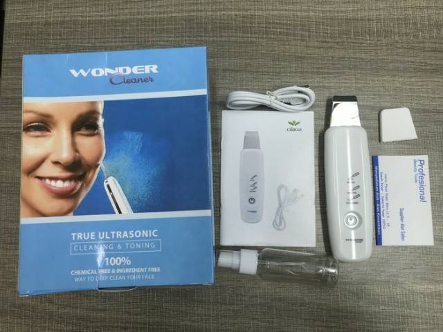 Portable Ultrasonic Skin Scrubber cleanser face