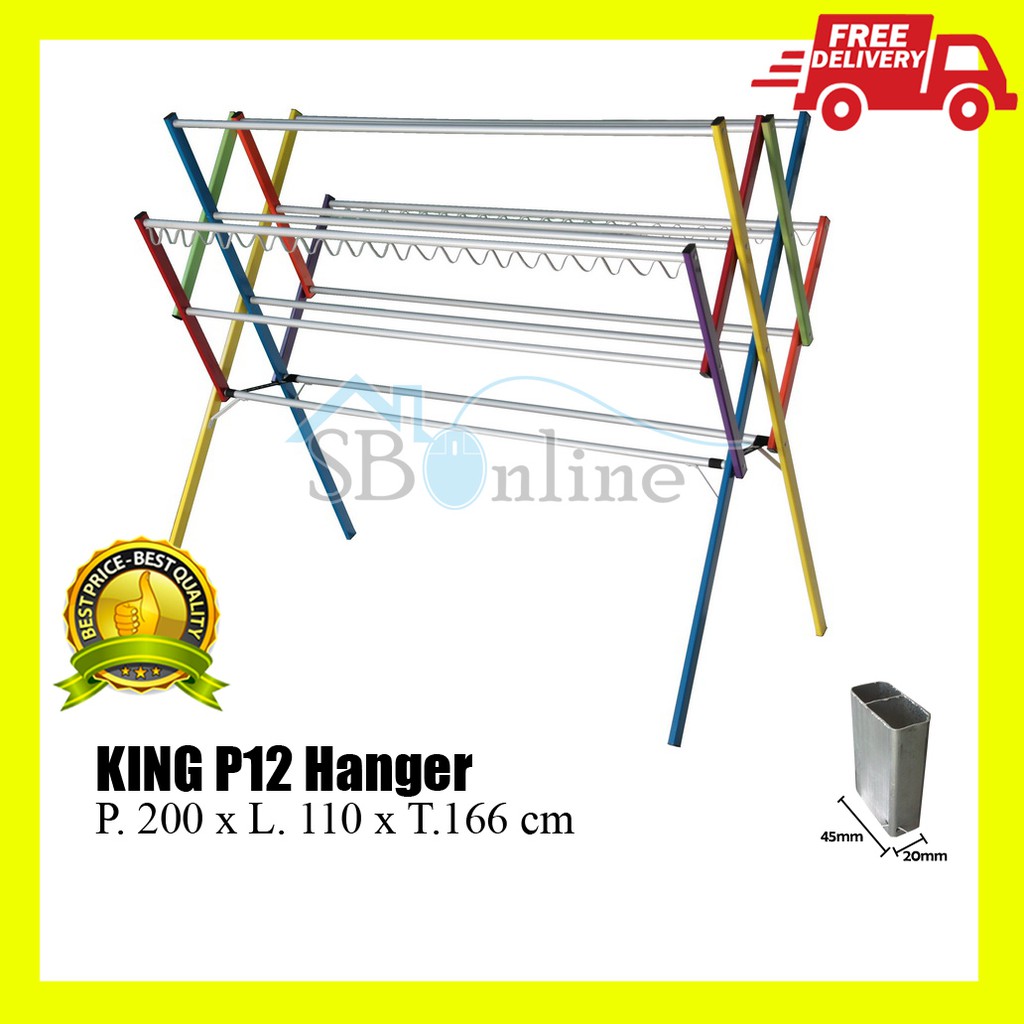 Jemuran Bina Karya KING P12 Hanger