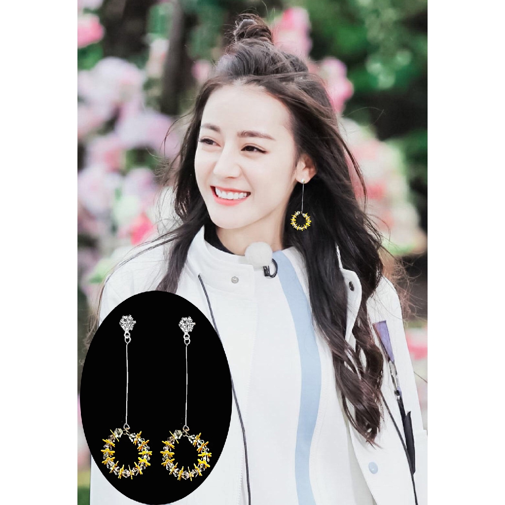 Anting Fashion Model Stud Diamond Kombinasi Variasi Ring 422