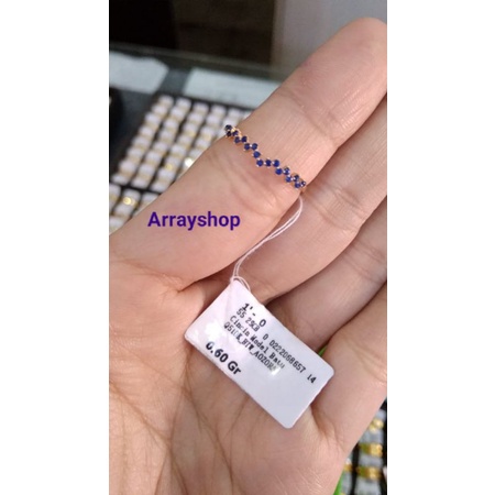 Cincin Aozora batu biru semar nusantara