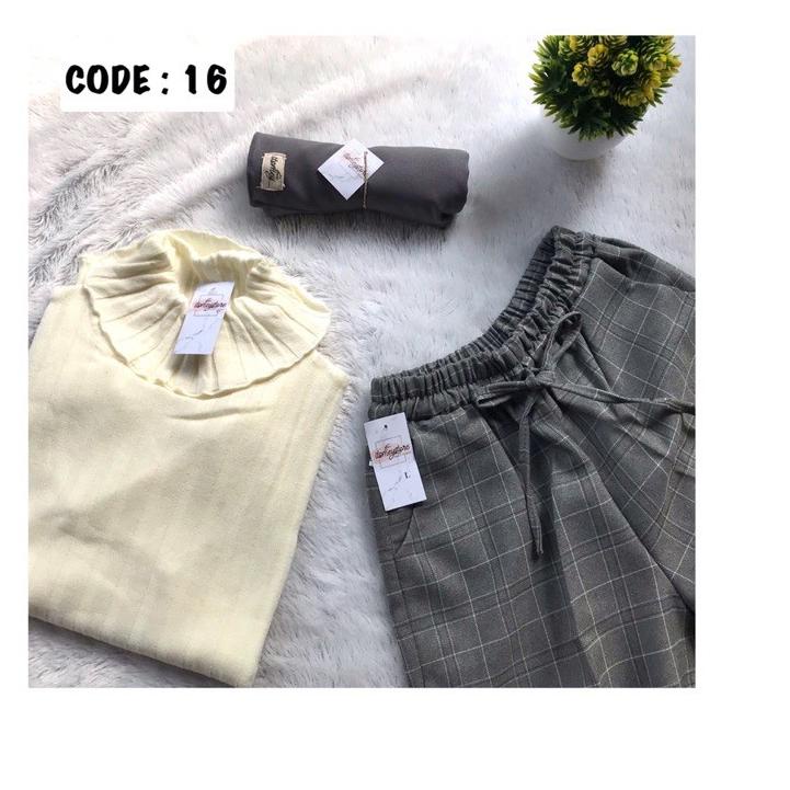 TERLARIS One set Outfit Atasan Sweater / One Set Ootd Murah / viral / MeystoreOfficial