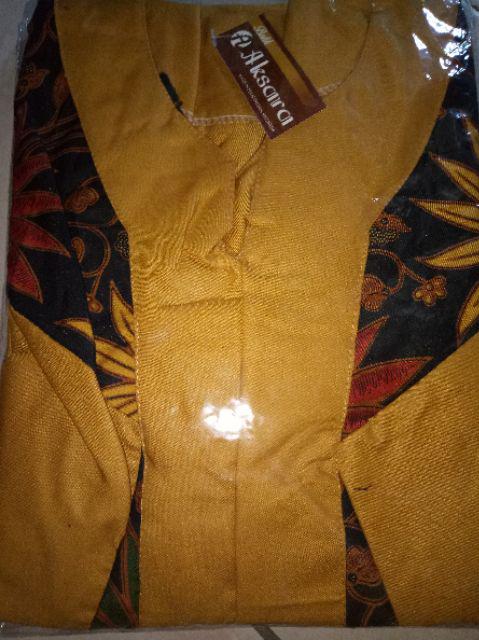 Dress Batik Wanita Lengan 3/4 Model Vintage Elegan Slim Versi Korea Print Bunga Ukuran Yumna Couple