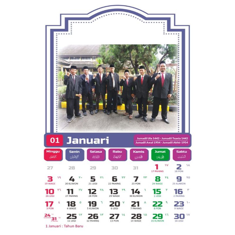 

Kalender Dengan Foto dan Kenangan