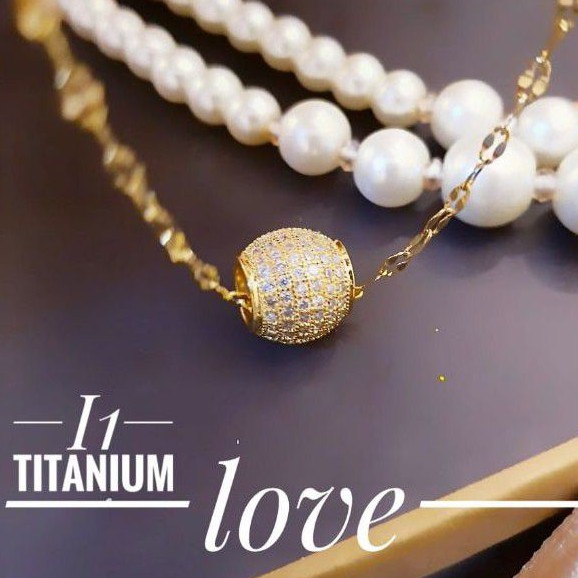 Kalung  wanita titanium.d