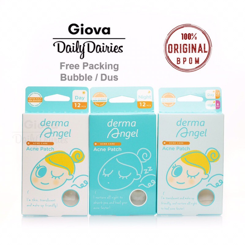 Jual Derma angel acne patch day night mix plus 6 12 18 salicylic acid ...