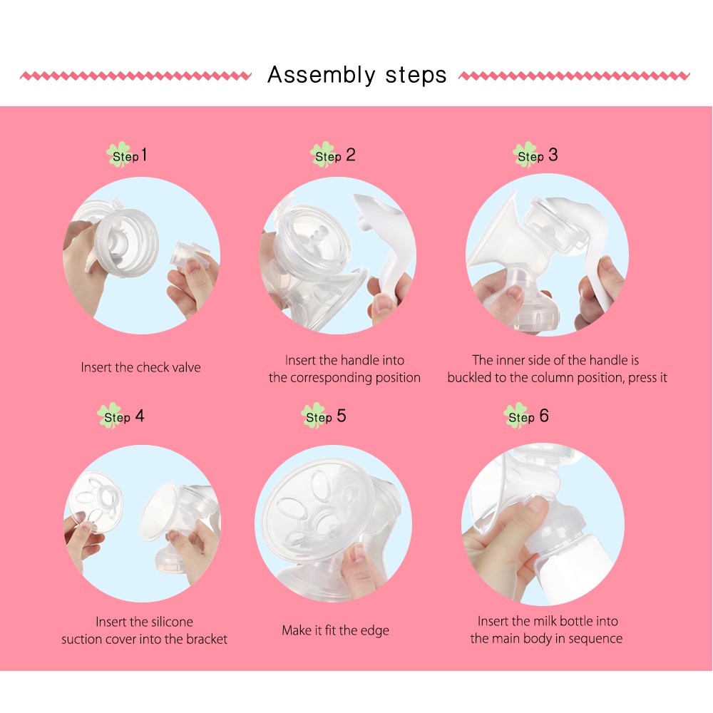 [ Ready Di JKT ] Real Bubee Pompa ASI Manual Breast Pump Powerful Nipple Suction Pumps 150ml