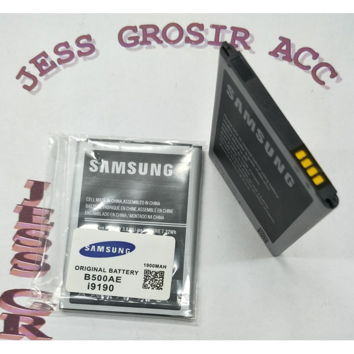 Batarai Battery Original SAMSUNG S4 Mini i9190 J1 ACE J110 ( B500AE ) - Hitam