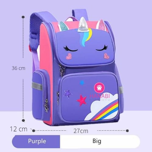 HANABI - Tas ransel anak karakter UNICORN Other Bear Baby tas sekolah anak perempuan sd Type 30CM tas travelling anak