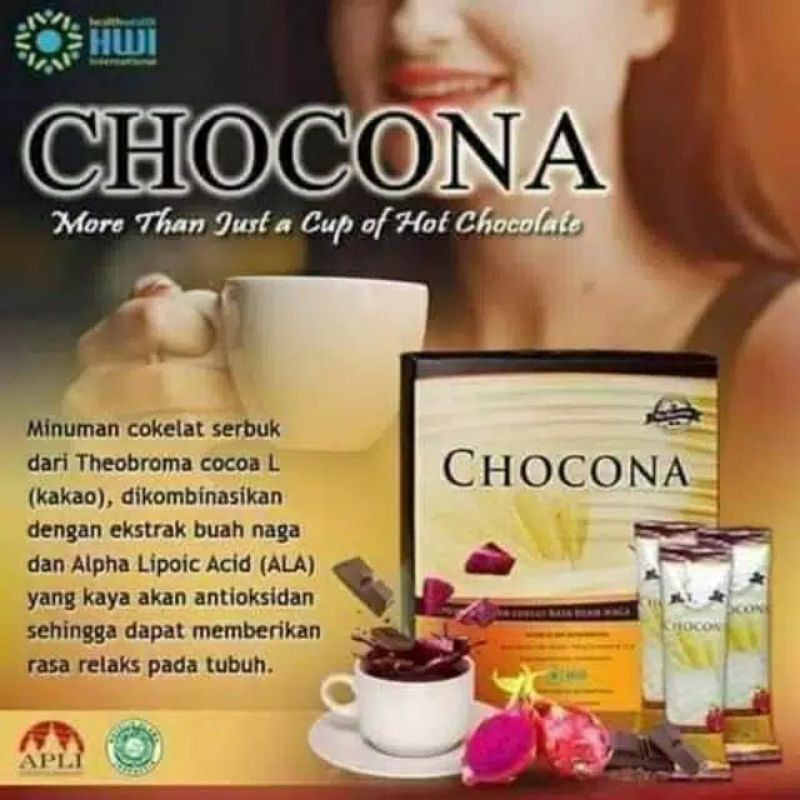 

HWI Chocona 15 sachet @20gr