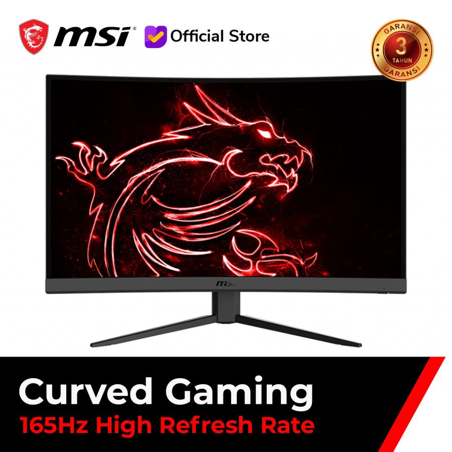 Monitor MSI OPTIX G32C4 32&quot; FHD 165Hz Curve - Monitor Gaming MSI G32C4 - Monitor 32&quot; MSI G32C4