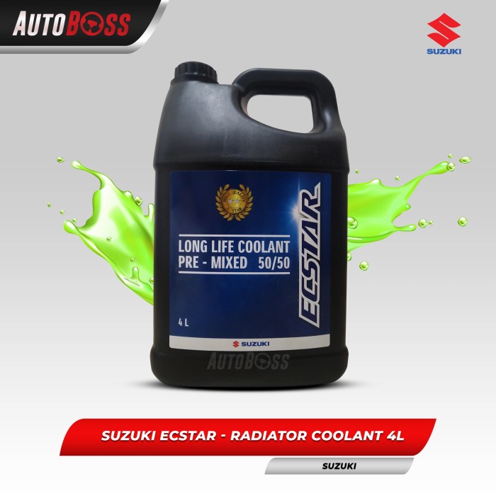 Suzuki Ecstar - Air Pendingin Radiator Coolant Mobil 50/50 Isi 4 Liter