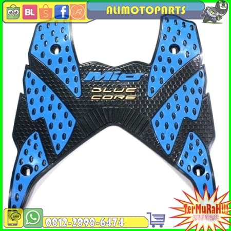 KARPET KARET MIO M3 BLUECORE 2TONE BIRU MERAH TITANIUM EMAS new