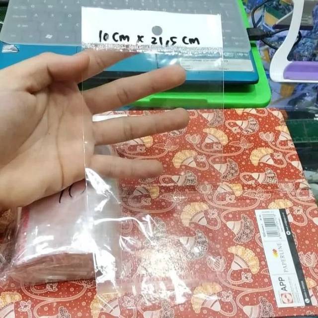 Plastik casing lem ukuran 10cm x 21.5cm plastik silikon universal model lem + gantungan murah meriah