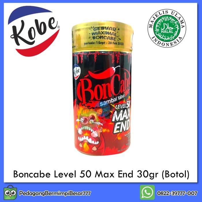 

Boncabe Level 50 Max End 30gr Botol | Sambal Tabur | Cabe Bubuk Pedas Best Seller
