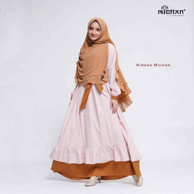 KIRANA DRESS GAMIS TOYOBO NAVY ORIGINAL BY MICHAN