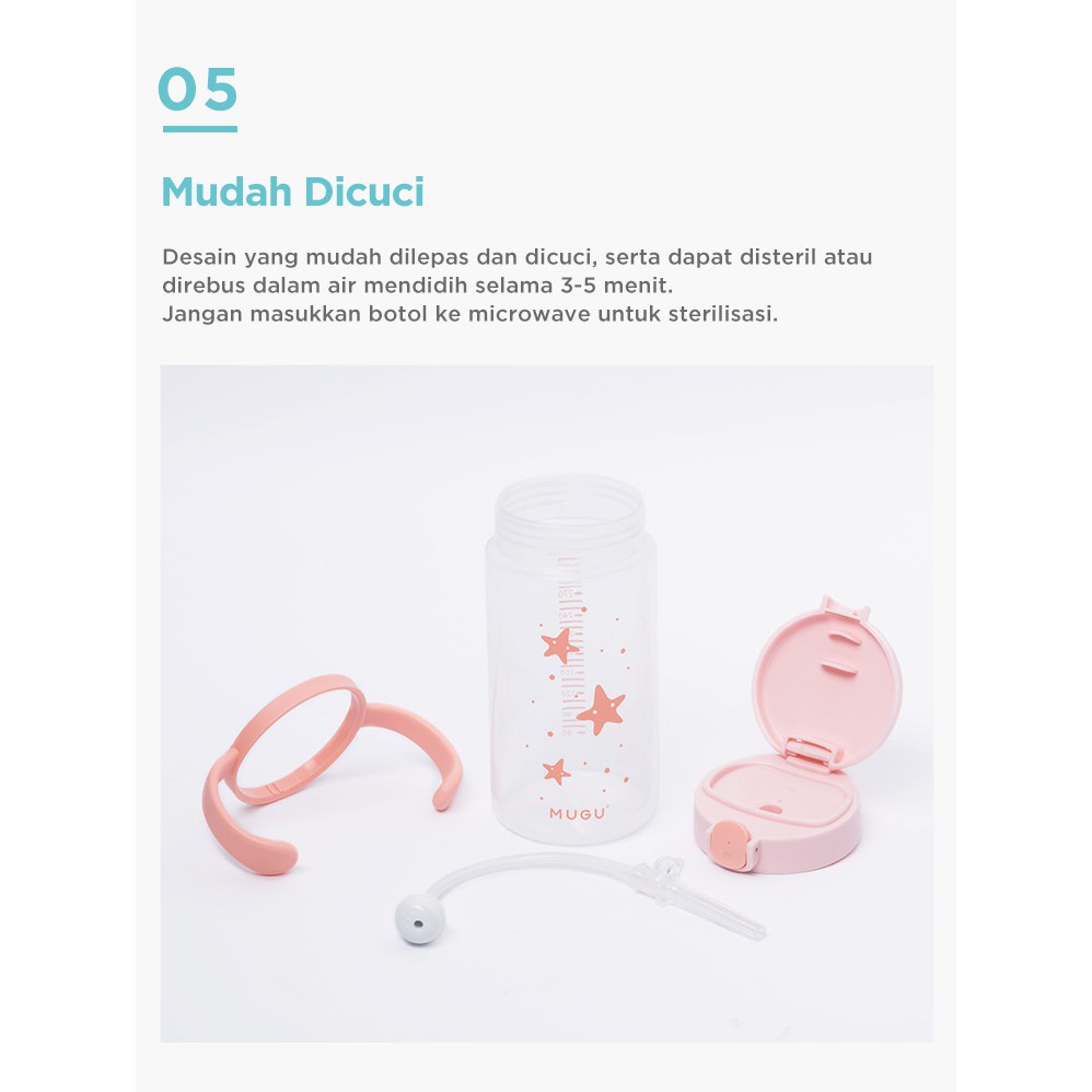 MUGU - Training Bottle 220ml &amp; 330ml / Botol Minum Anak