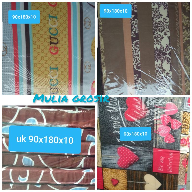 Kasur Lipat Spon / Dakron Lipat 3 90x180x10cm dan 12x180x10cm