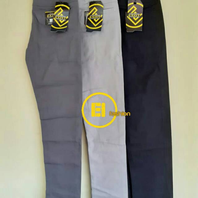 Chino Exist Premium Kain Tebal Sabuk Kolor Keran Buat Anak Muda