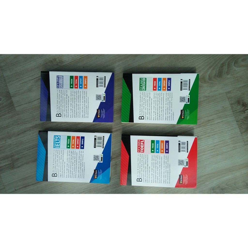 6.6 SALE! BUKU  BAHASA INGGRIS TOEFL IELTS GRAMMAR  & CONVERSATION (DAPAT 4 BUKU)-2
