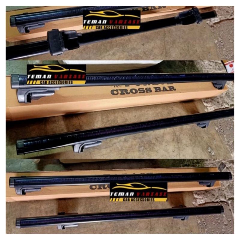 CROSSBAR CROSBAR CROSS BAR KAKI RACK CORS SPORT RACK JEPIT KE ROOF RAIL ROOF REL MOBIL UNIVERSAL CRV