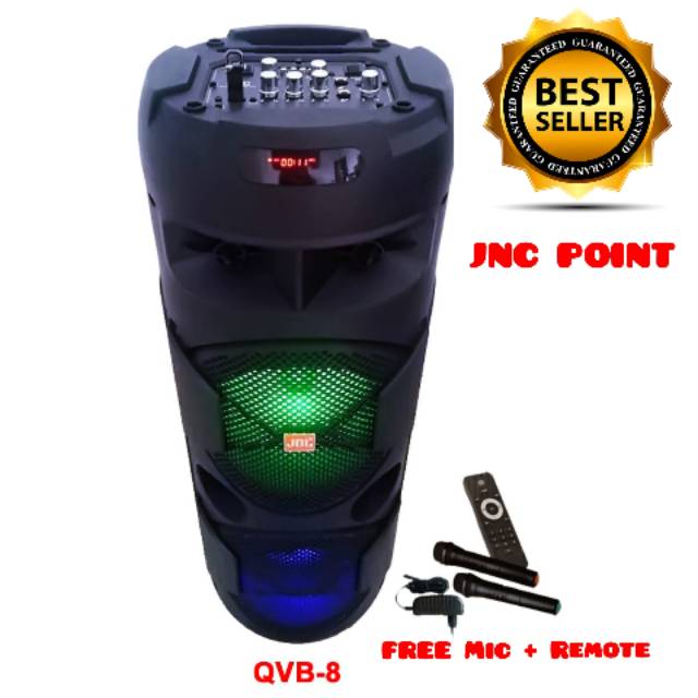 SPEAKER JDL QVB 8  PORTABLE MEETING WIRELESS JDL QVB8 QV B-8 ORIGINAL
