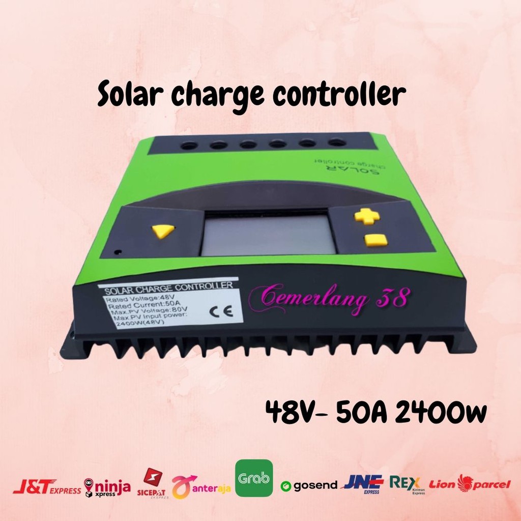 50A 48V Solar Panel Charge Controller Regulators Solar 48 V 50 A 2400W