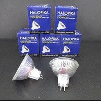 Halopika Lampu Halogen MR16 ~50w Kuning 220v Tusuk/Lampu Sorot Tusuk