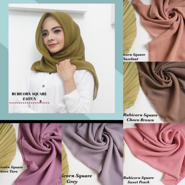 Segi Empat Hijab Rubicorn Premium Part 1