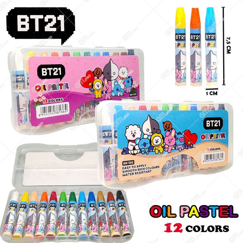 

Crayon Motif BTS 12 Warna