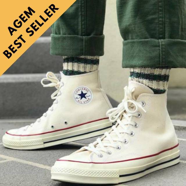 CONVERSE 70S CREAM HIGH PREMIUM QUALITY