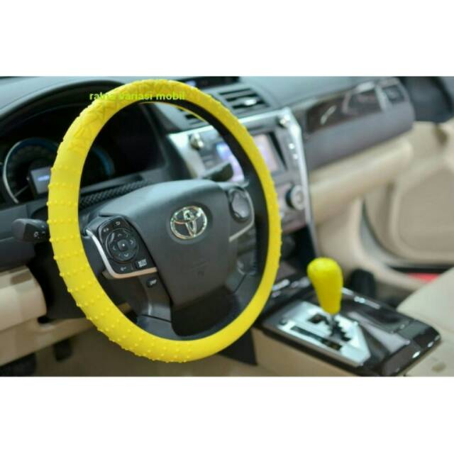 Sarung stir silikon, sarung stir silicon, cover stir mobil, cover stir silikon