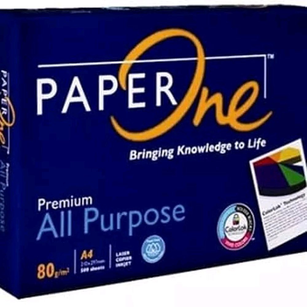 

Ready Stok PAPER ONE HVS A4 80gr Limited