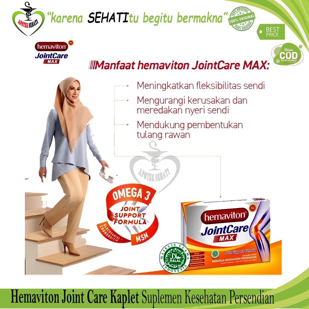 Hemaviton Joint Care Max Suplemen Persendi Multivitamin Sendi